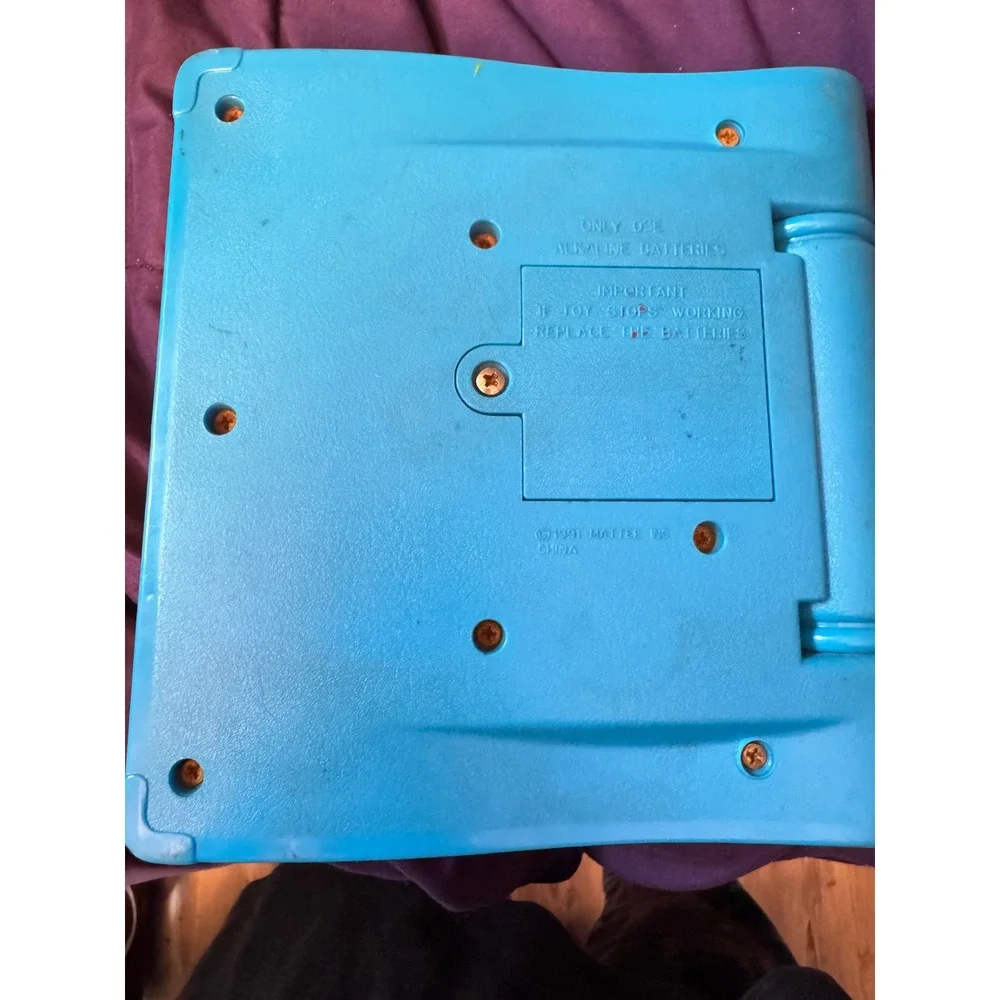 Vintage 1991 Mattel See N Say Story Maker Blue Electronic Learning Toy 5266